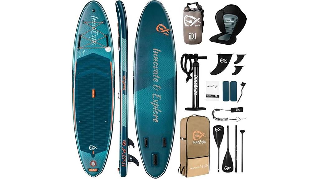 inflatable paddle board set