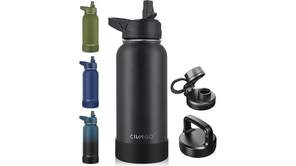 insulated 32 oz water bottle