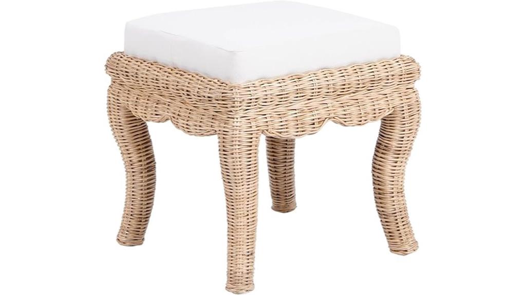 jonathan y rattan stool