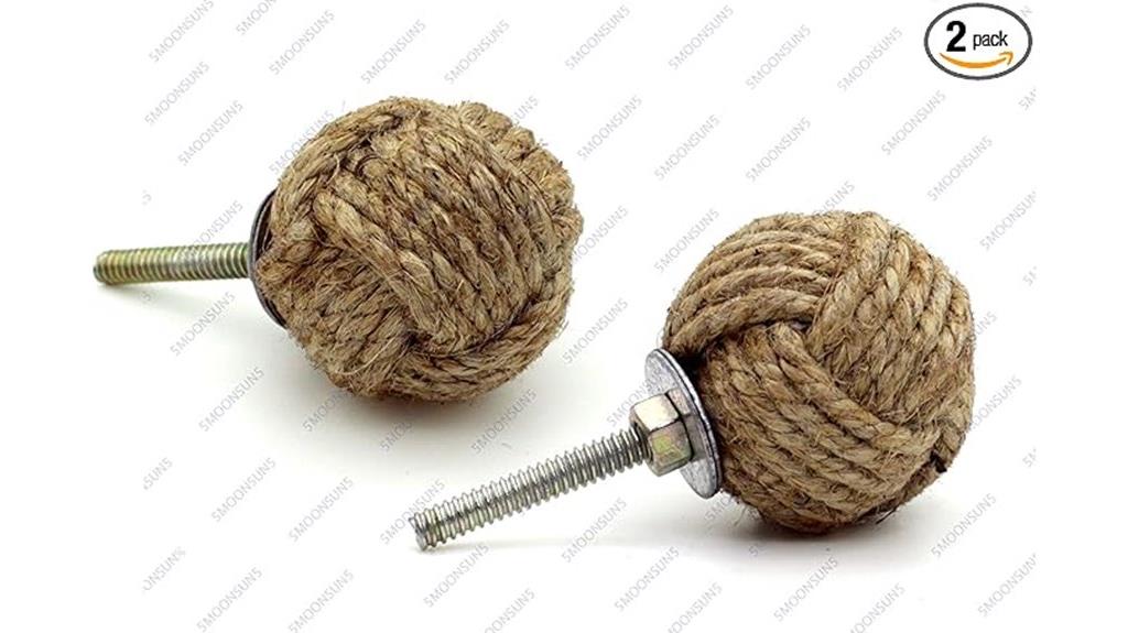 jute rope cabinet hardware