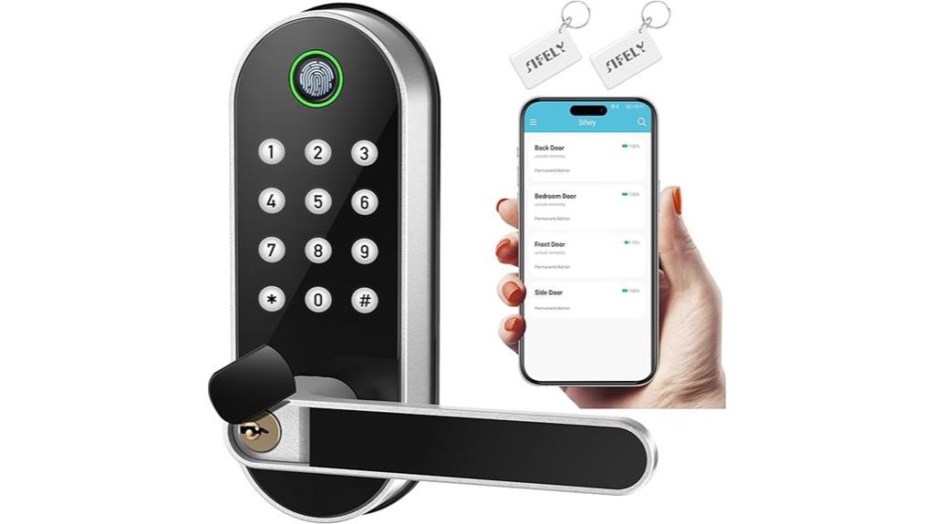 keyless fingerprint smart lock
