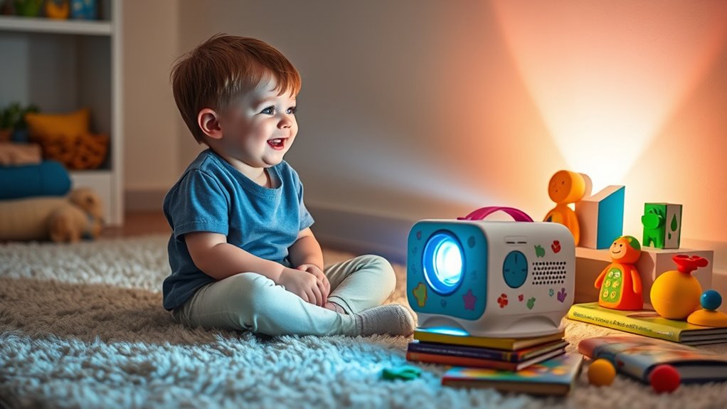 kid friendly portable projector features