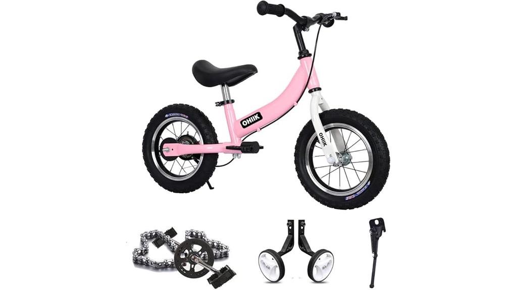 kids 2 in 1 balance bike
