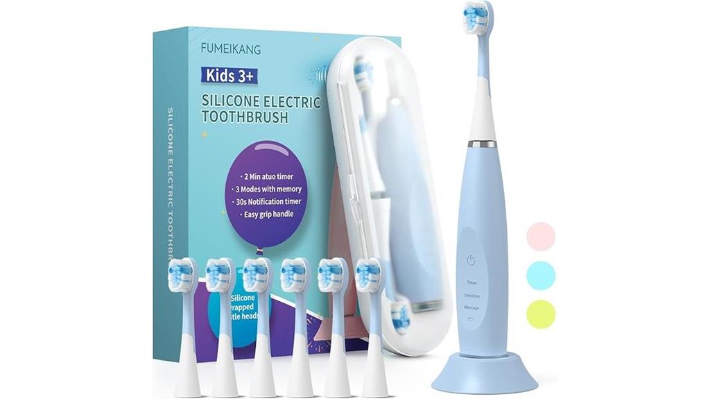 kids blue electric toothbrush