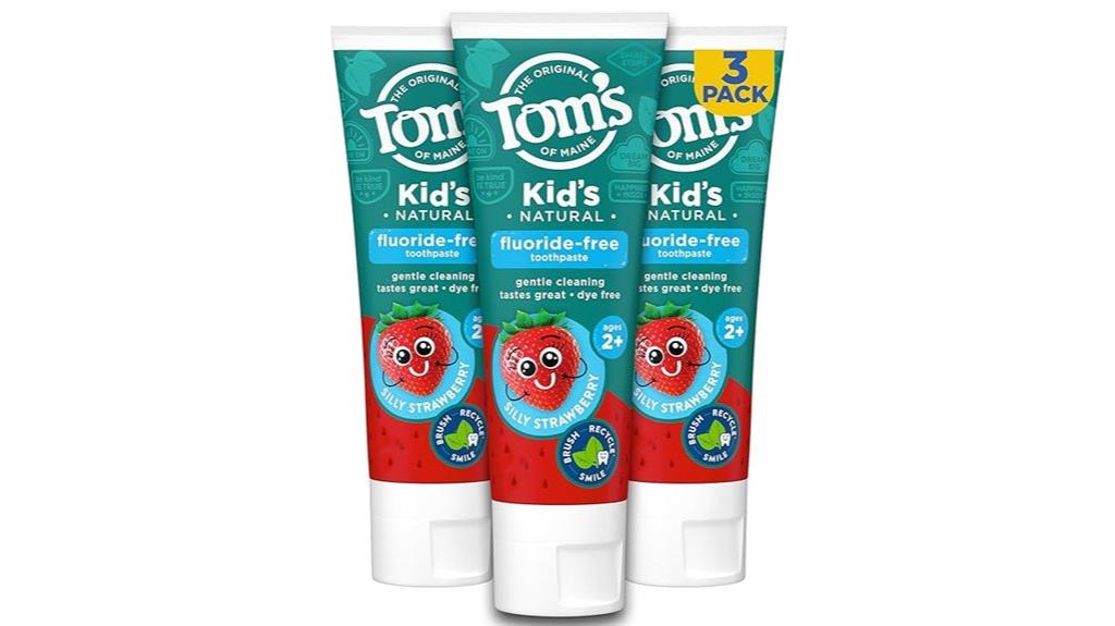 kids fluoride free toothpaste