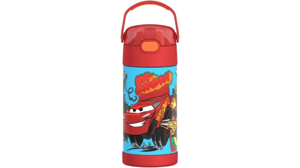 kids insulated straw bottle