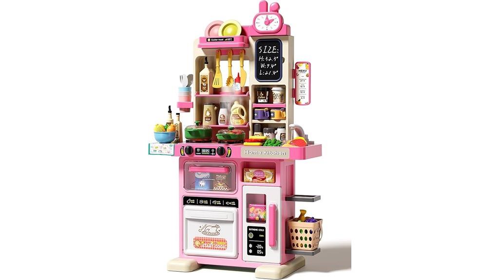 kids kitchen playset lights