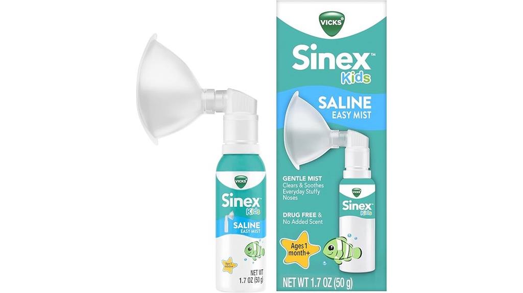 kids saline nasal spray