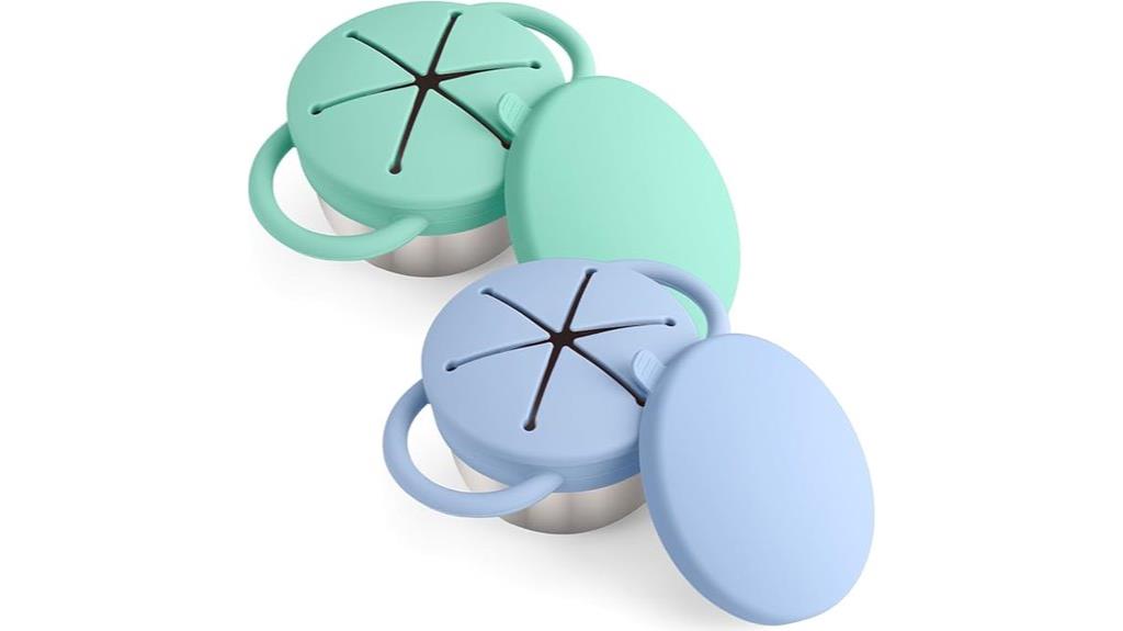 kids stainless snack containers