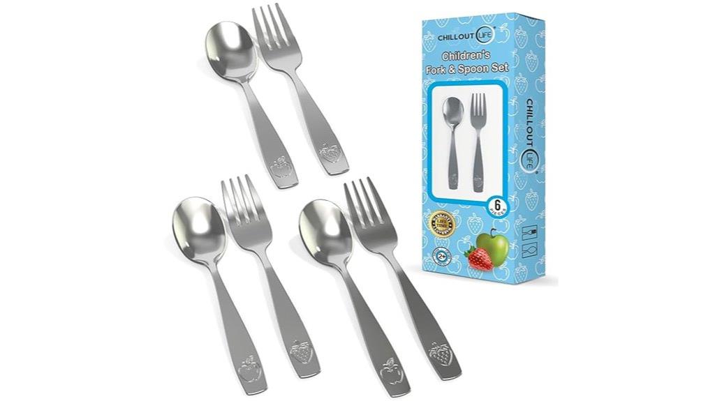 kids stainless steel utensils