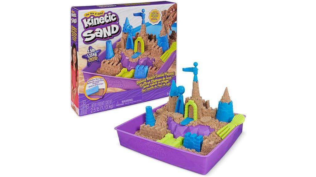 kinetic sand beach castle
