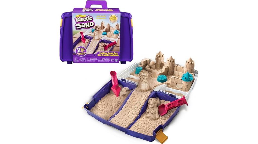 kinetic sand folding box
