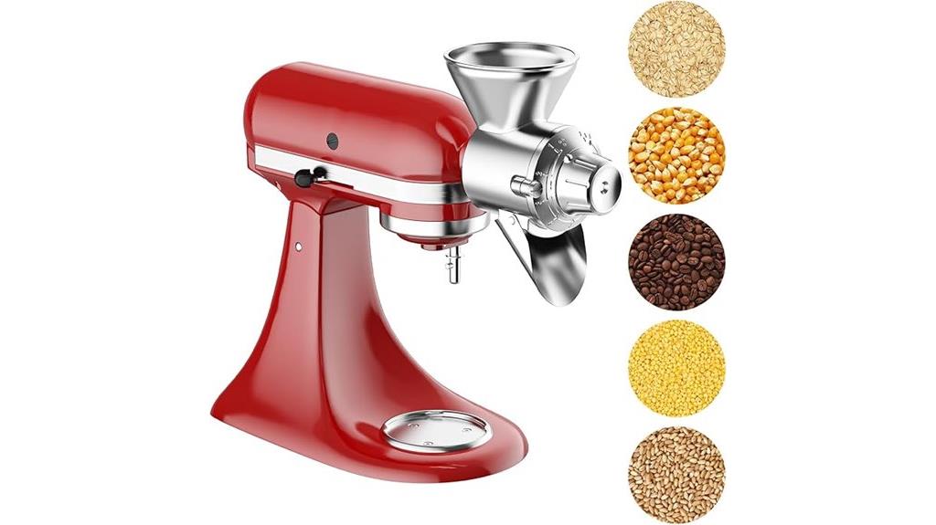 kitchenaid grain mill accessory