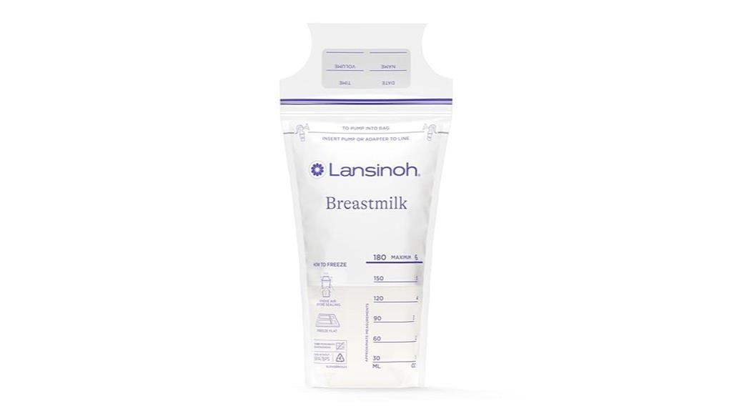 lansinoh 200 breastmilk bags