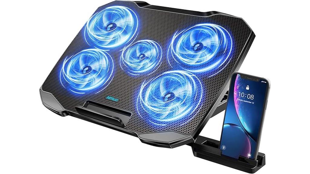 laptop cooling pad fans