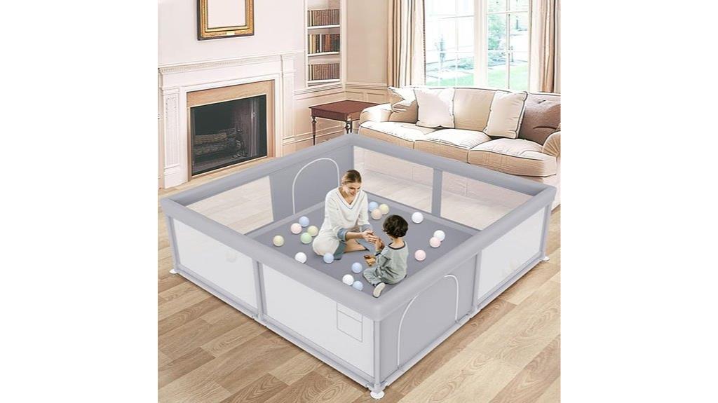 large 79x79 inch baby playpen