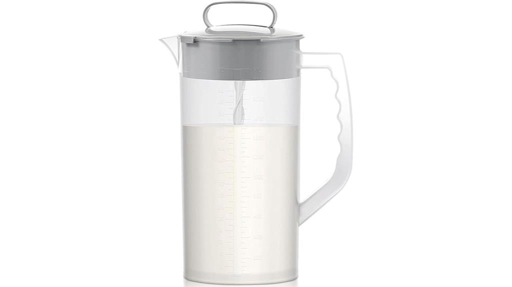 large capacity milk pitcher
