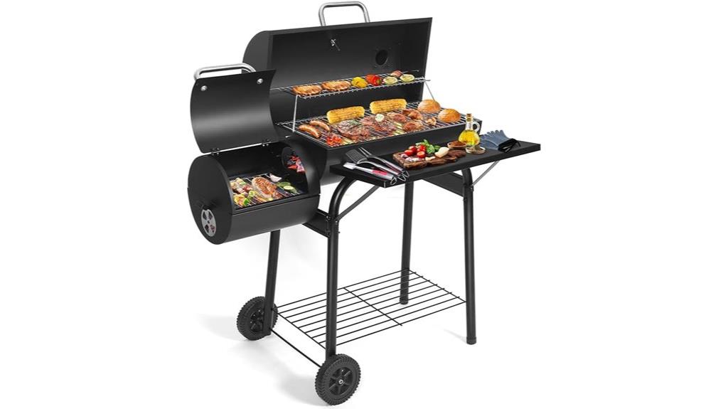 large charcoal smoker grill