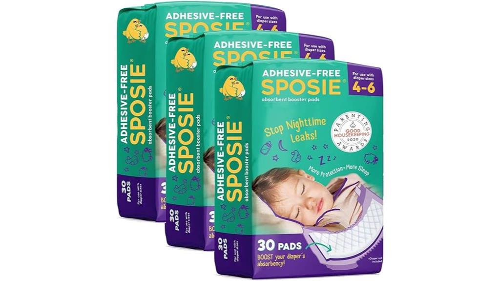 large pack of booster pads