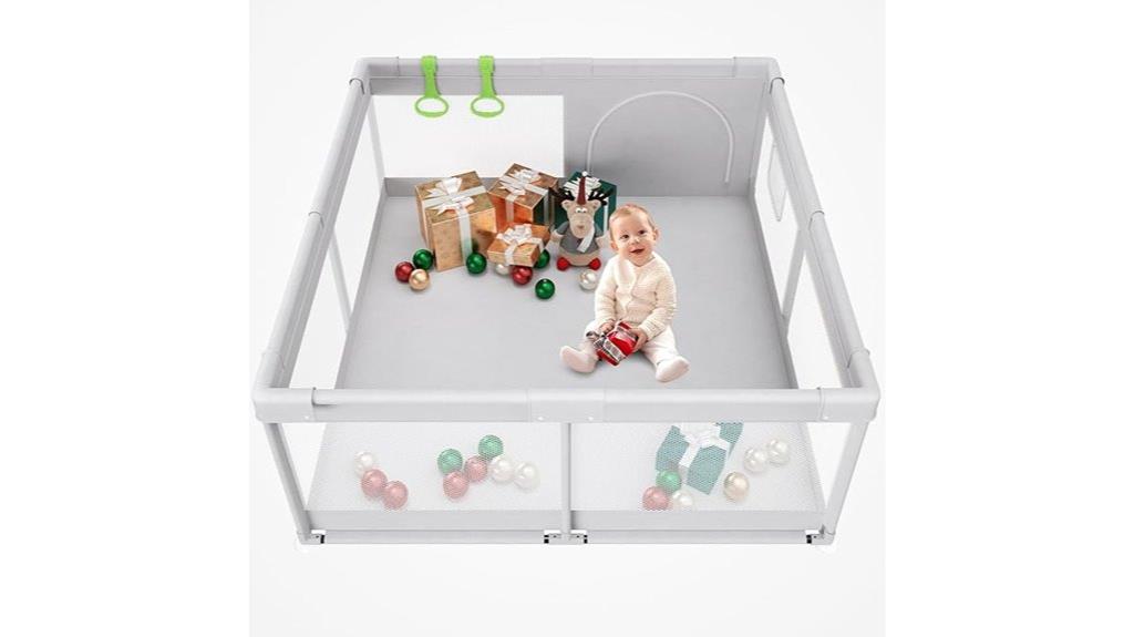large square baby fence
