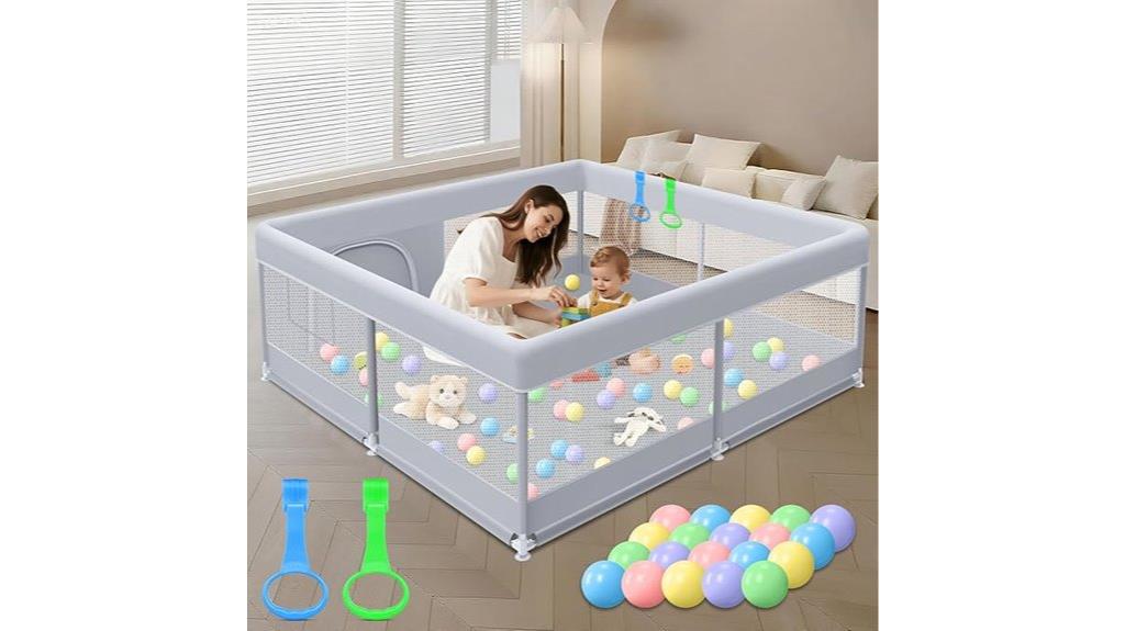 large square baby playpen