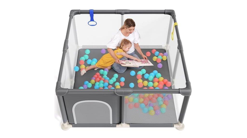 large square baby playpen