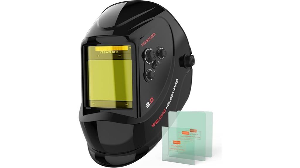 large view auto darkening