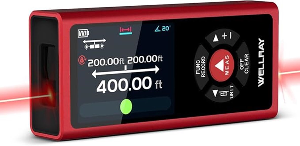 laser distance measuring device
