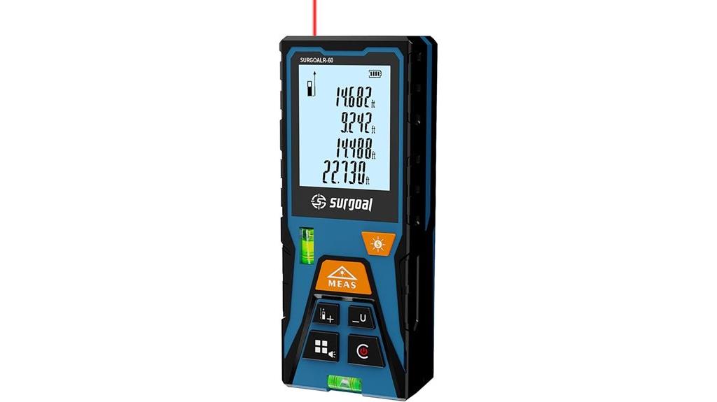 laser distance meter features