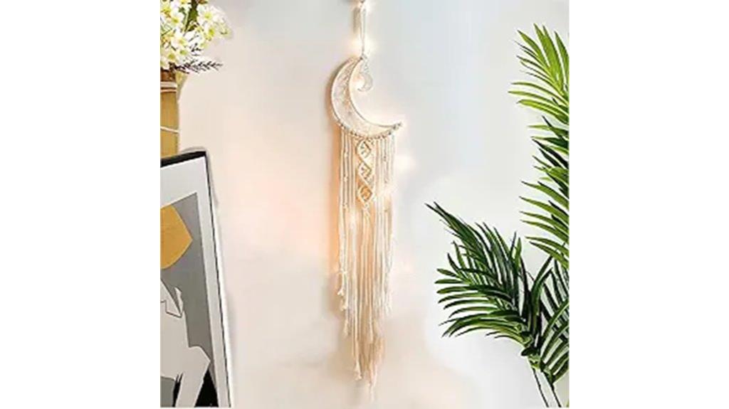 led lit dream catcher