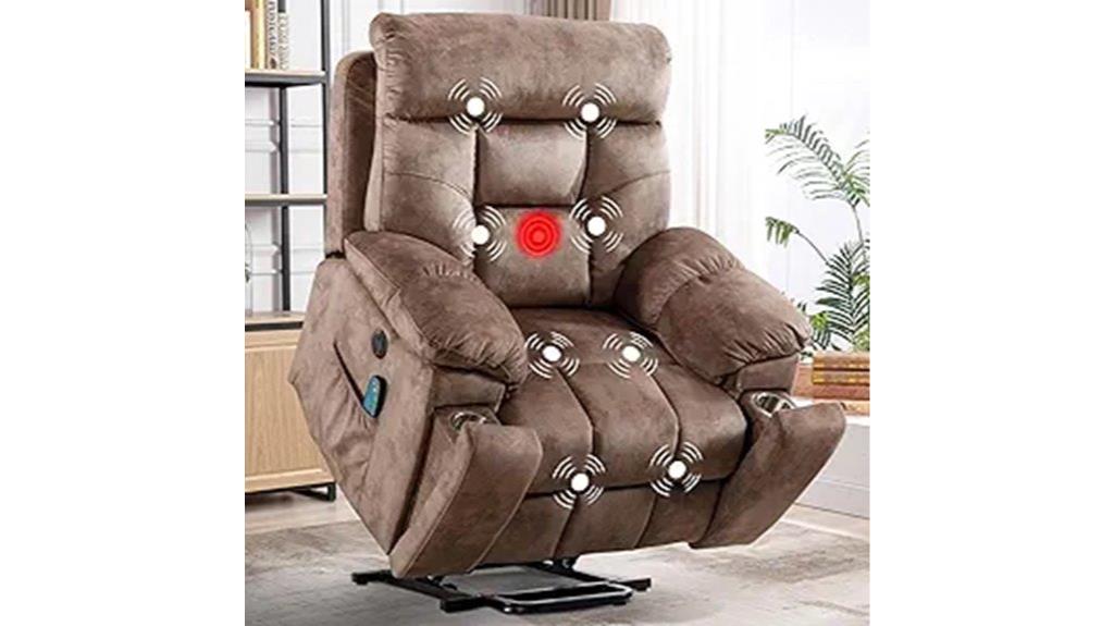 lift recliner with massage