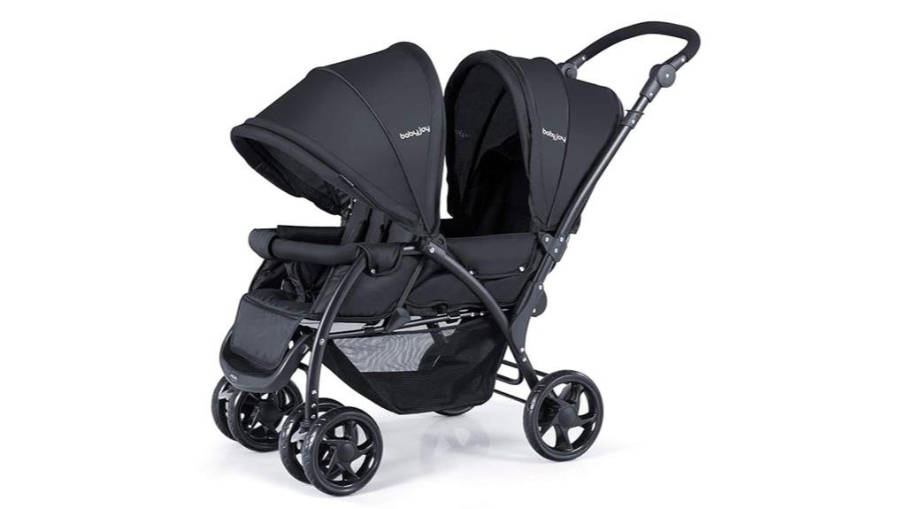 lightweight double foldable stroller
