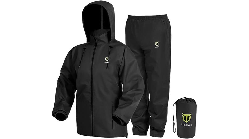 lightweight waterproof rain suit