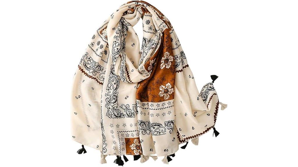 lightweight women s boho scarf