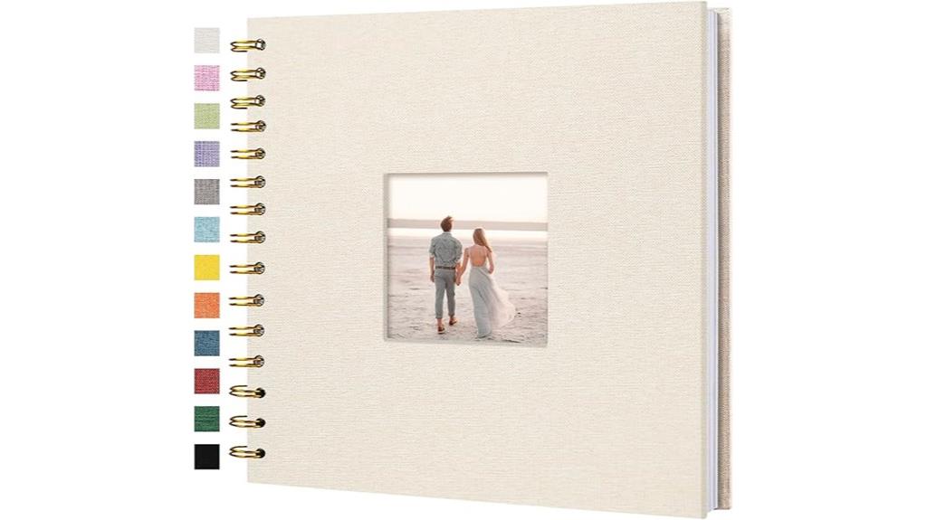 linen cover photo album