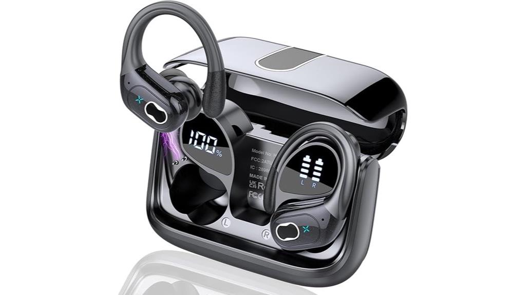 long lasting waterproof wireless earbuds