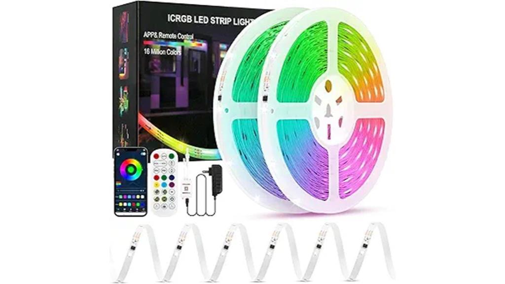long rgb bedroom led