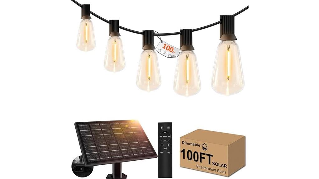 long solar string lights