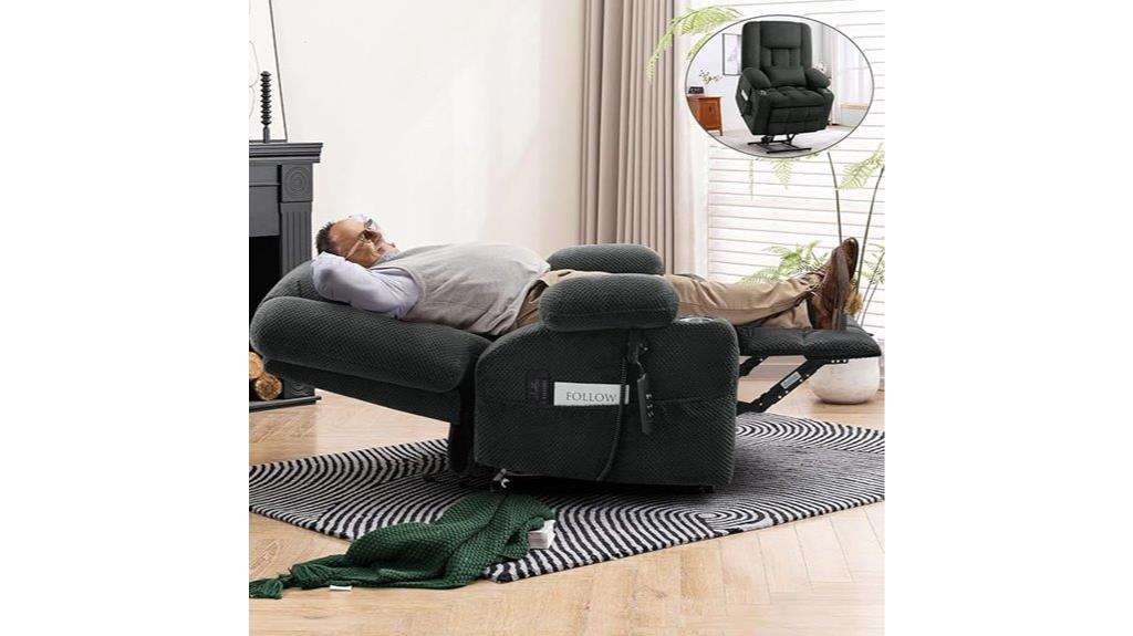 luxury recliner with massage