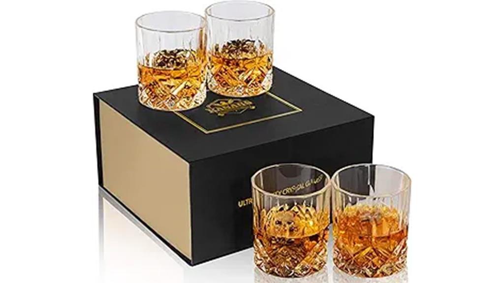 luxury whiskey glasses set