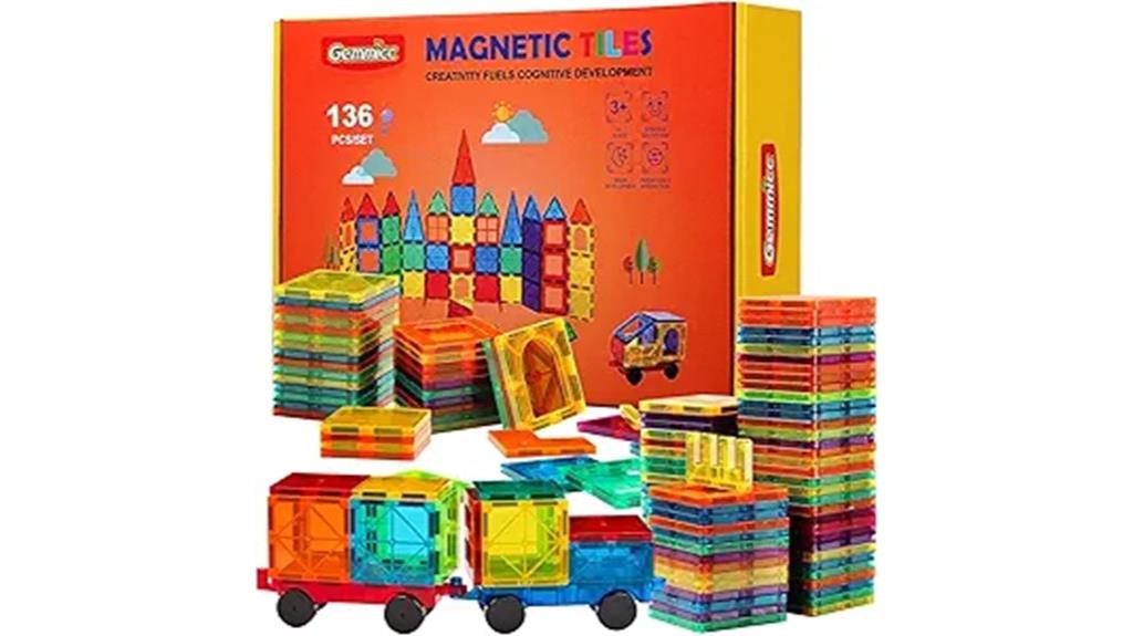 magnetic building blocks set