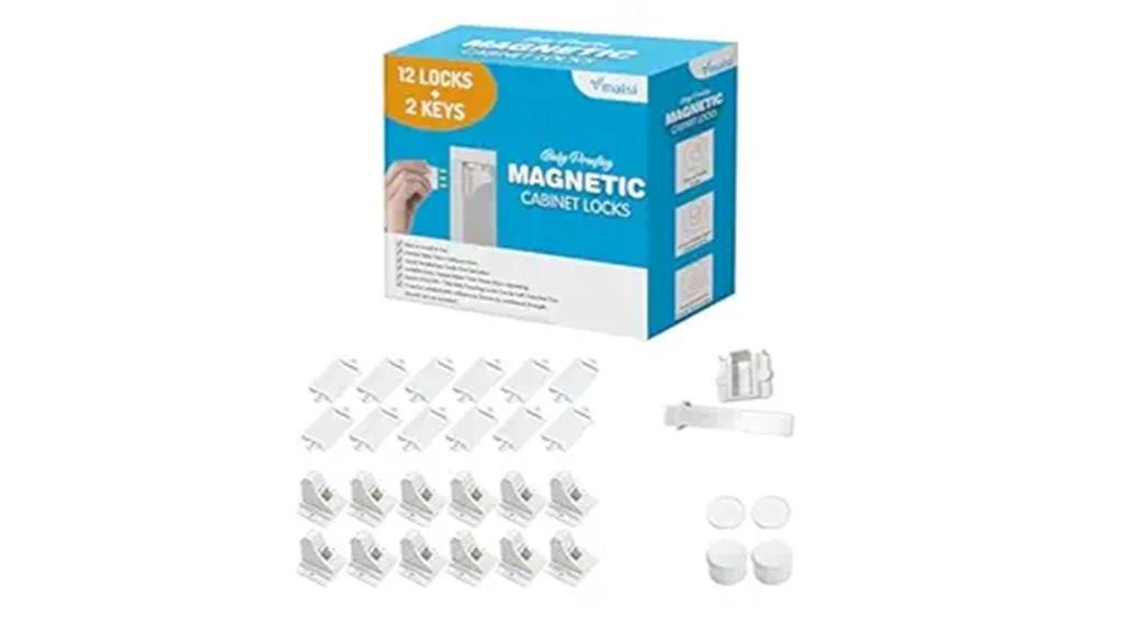 magnetic cabinet locks set