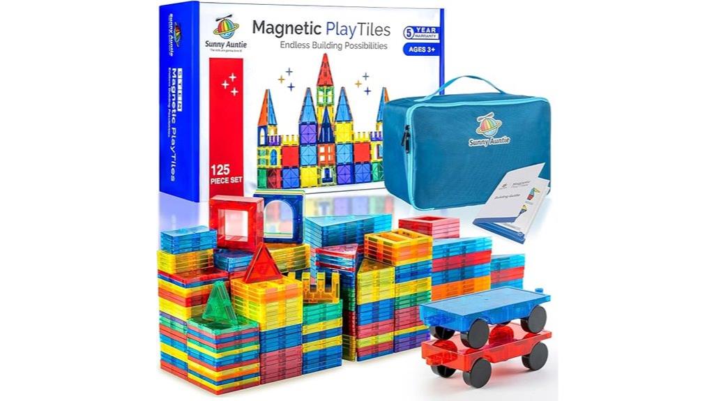 magnetic tiles building set