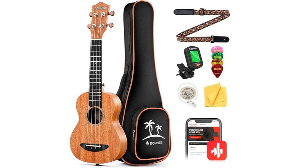 mahogany tenor ukelele bundle