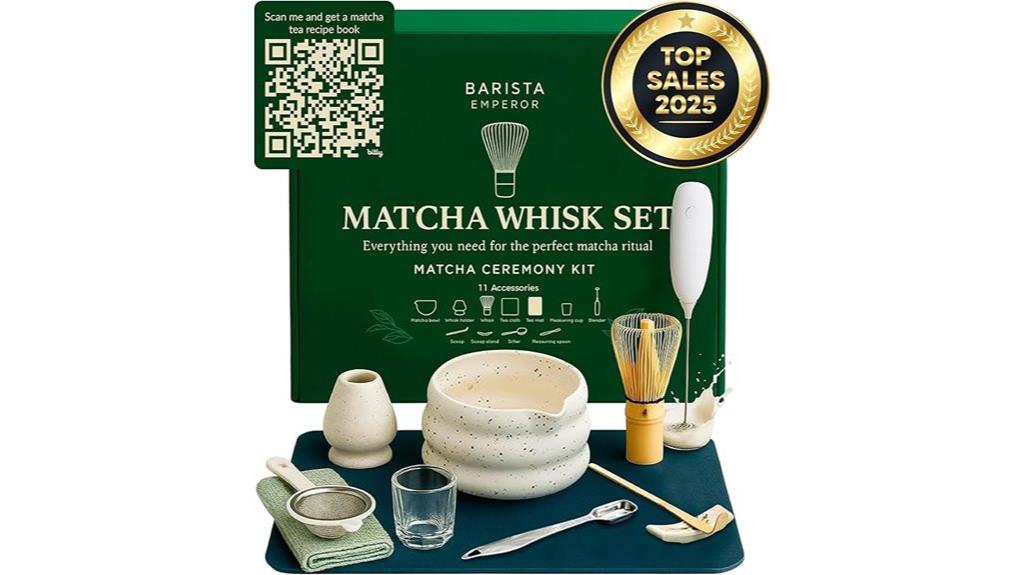 matcha whisk set