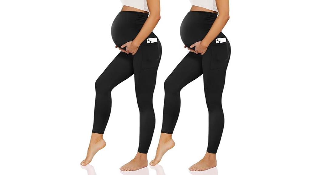 maternity leggings with pockets