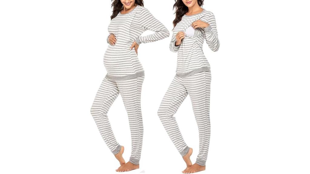 maternity nursing pajama set