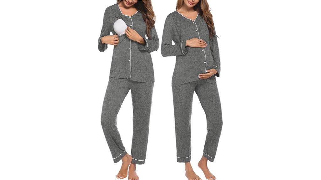 maternity nursing pajama set