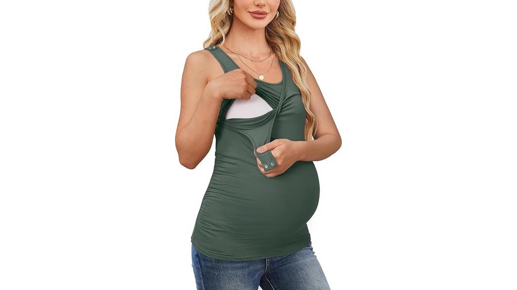 maternity nursing tank tops