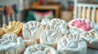 memorable baby handprint keepsakes
